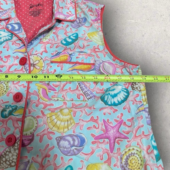 Nick & Nora cotton seashell pajama set - Picture 10 of 10